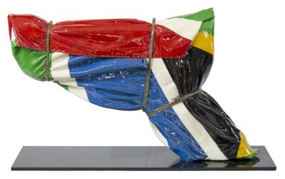 Helder Batista South African Flag & Gun