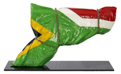 Helder Batista South African Flag & Gun