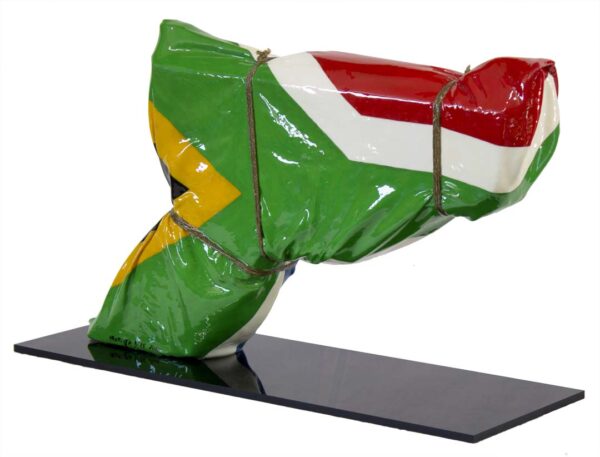 Helder Batista South African Flag & Gun