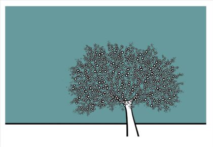 Richard Scott - Airforce Blue Tree