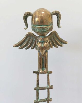 Samuel Allerton Angel Girl with Heart on Ladder