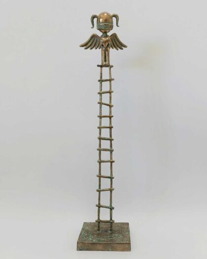 Samuel Allerton Angel Girl with Heart on Ladder