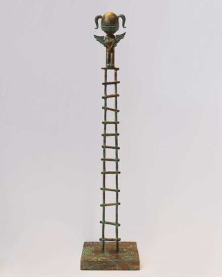 Samuel Allerton Girl with Heart on ladder