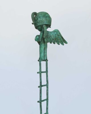 Samuel Allerton 11382 Angel Girl With Heart on Ladder 3