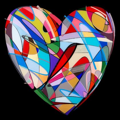 David Kuijers Print - H10 - Black Heart