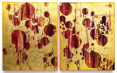 Vanessa Berlein - Good Ship Lollipop diptych