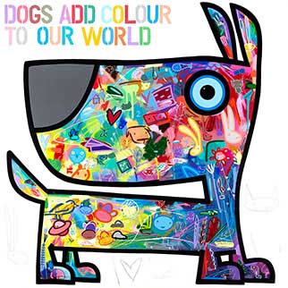 David Kuijers Prints - DACc Dogs add Colour