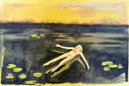 Heike Davies Night Swimming I