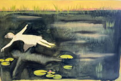 Heike Davies Night Swimming II