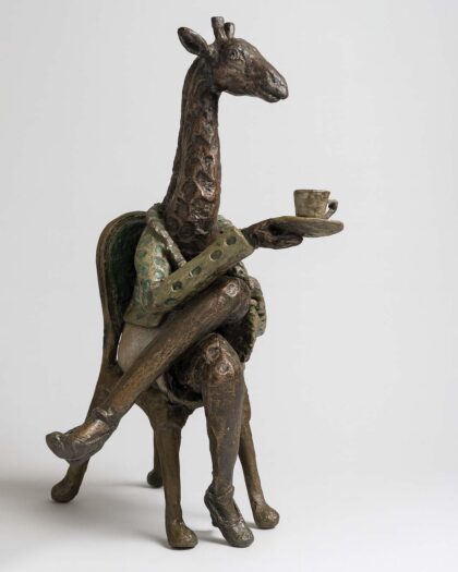 Carol Cauldwell Mini Giraffe High Tea