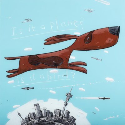 David Kuijers Prints - IIS Is It Superdog