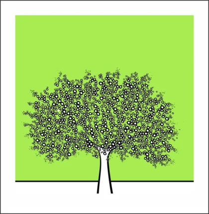 Richard Scott Print My Green Tree 30x30cm