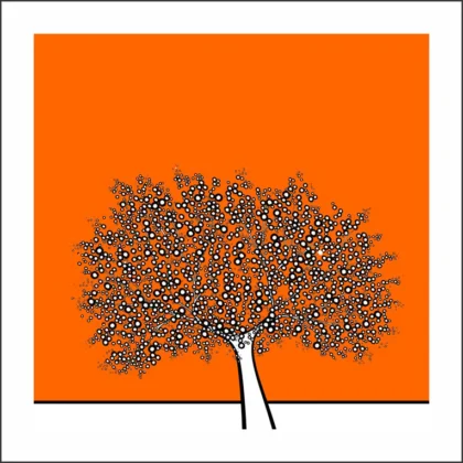 Richard Scott Print My Orange Tree 30x30cm