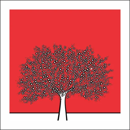Richard Scott Print My Red Tree 30x30cm