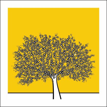 My Yellow Tree 30 x 30cm