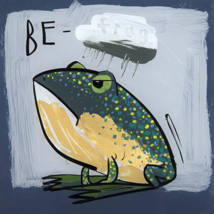 David Kuijers Prints - BEF Be Frog