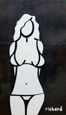 Richard Scott 12160 My Mandy (White on Black)