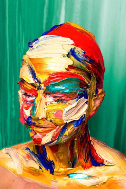 Lorraine van Wyk - Harlequin Green I
