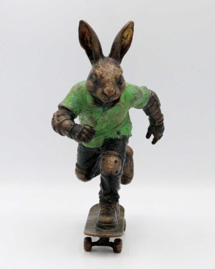 Carol Cauldwell 12360 Tiny Rabbit Skateboard No Bag 3