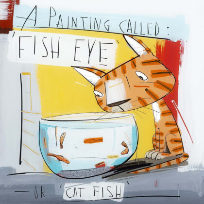 David Kuijers Prints - CFFE Cat Fish Fish Eye